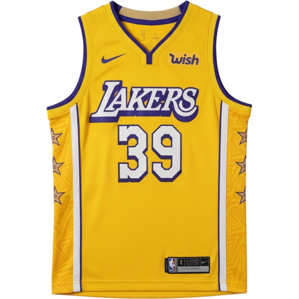 Nike Los Angeles Lakers Dwight Howard 39 Lore Series Jersey Kids Small Yellow
